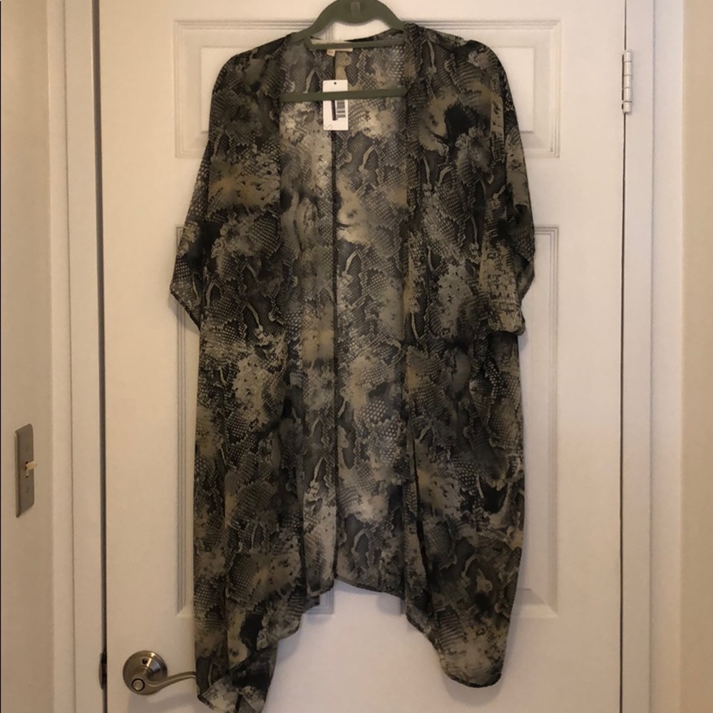 Snake print kimono size S